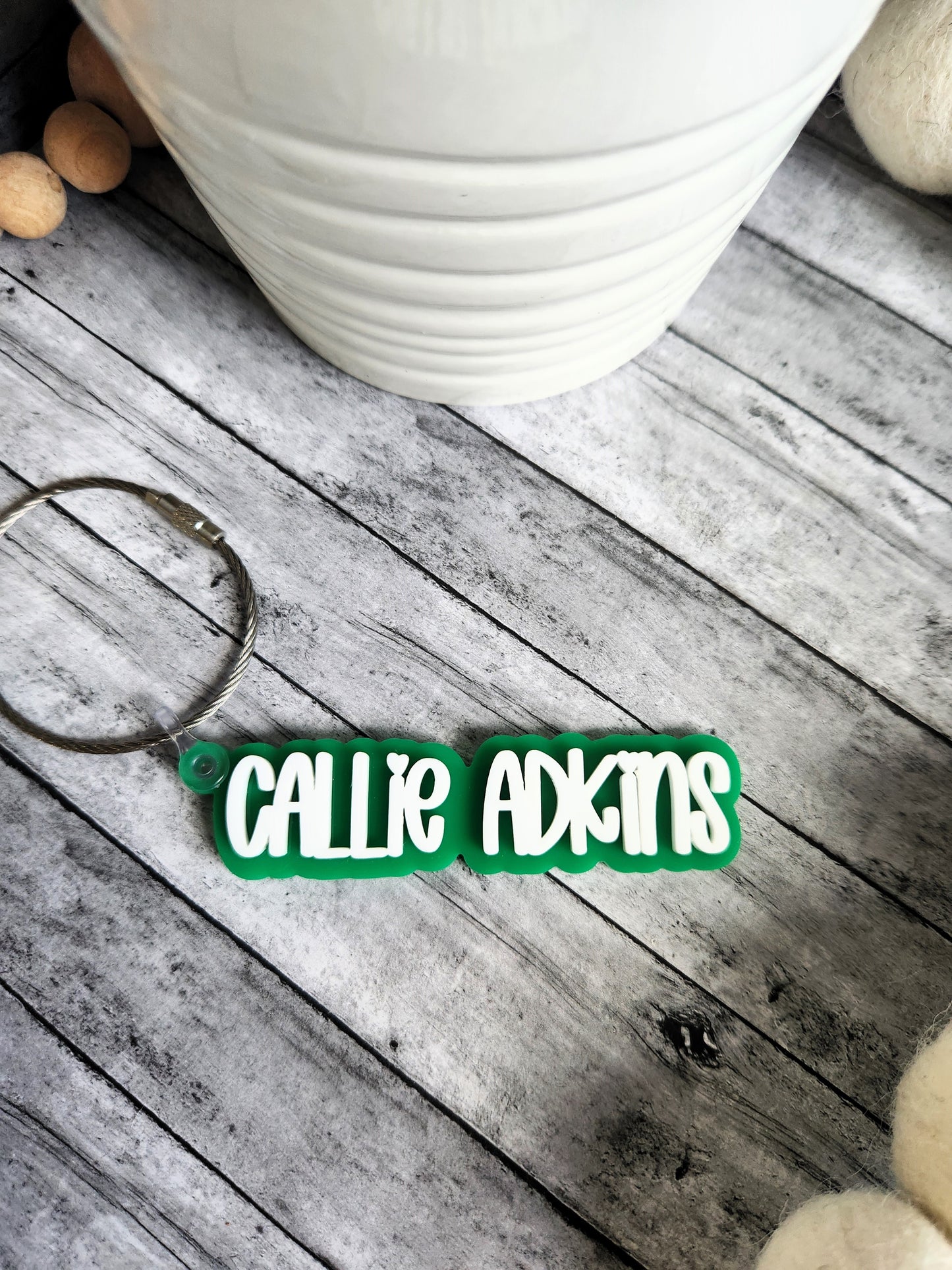 Personalized name tag