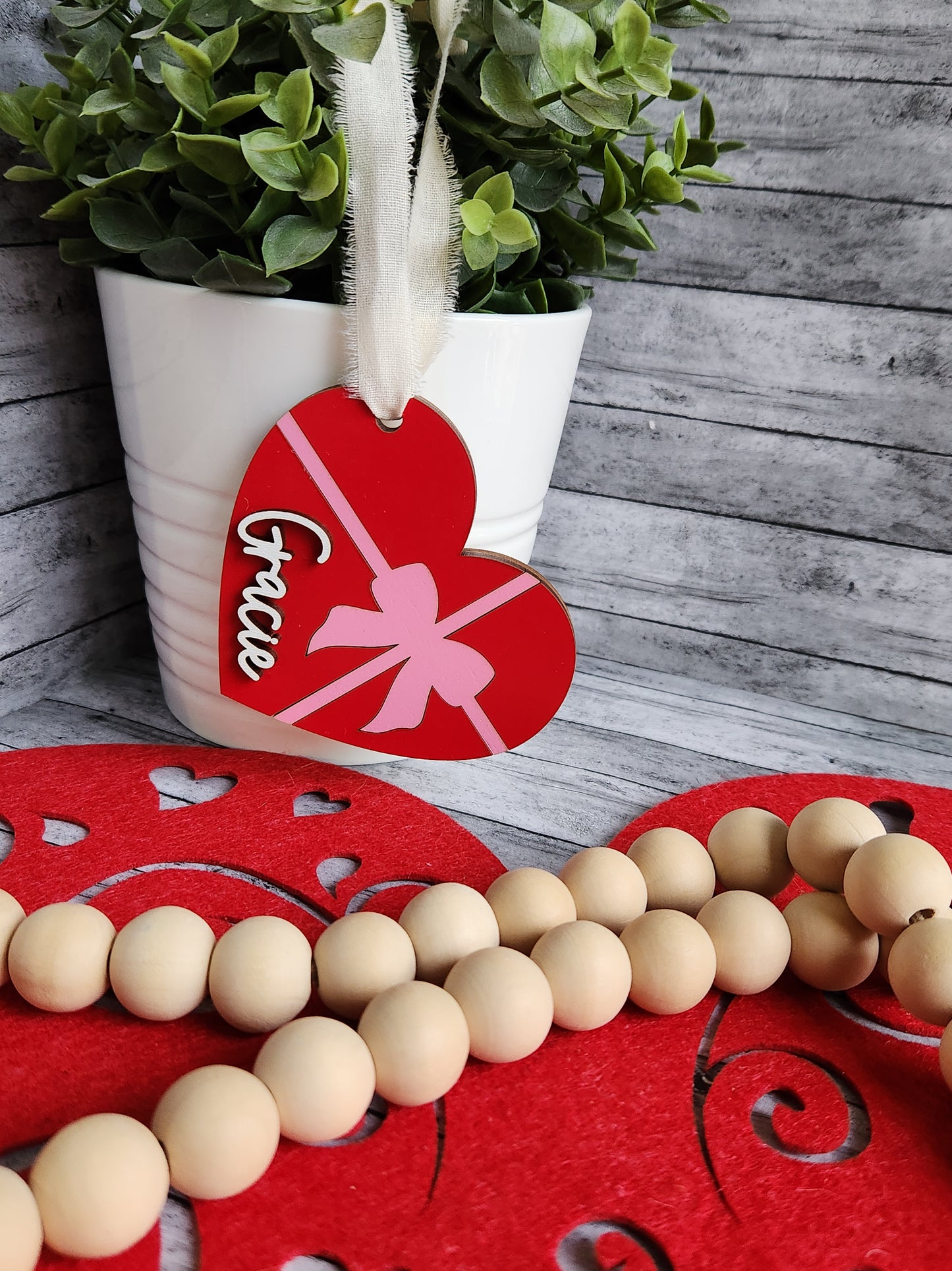 Valentine's Day basket Tags