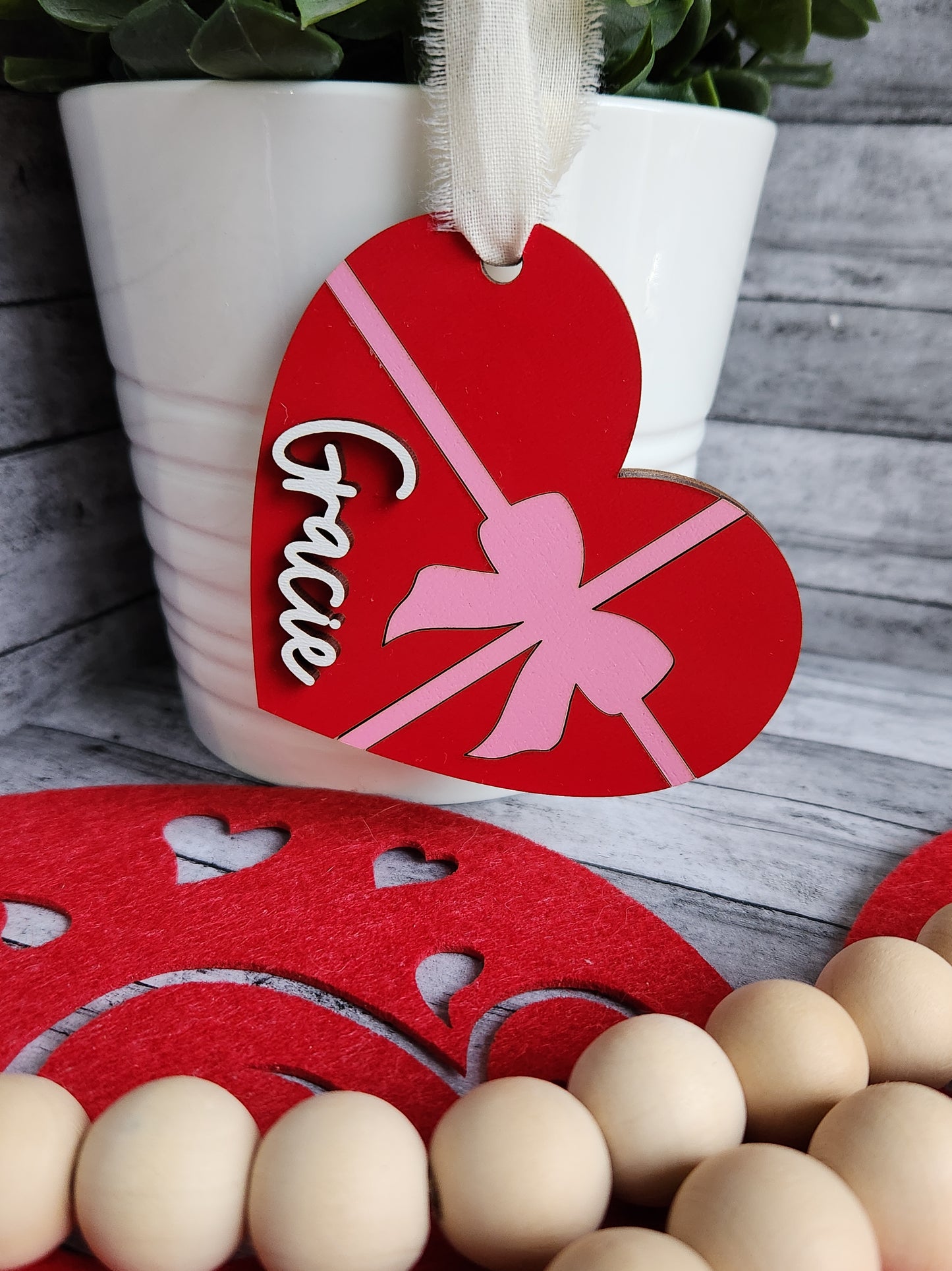 Valentine's Day basket Tags
