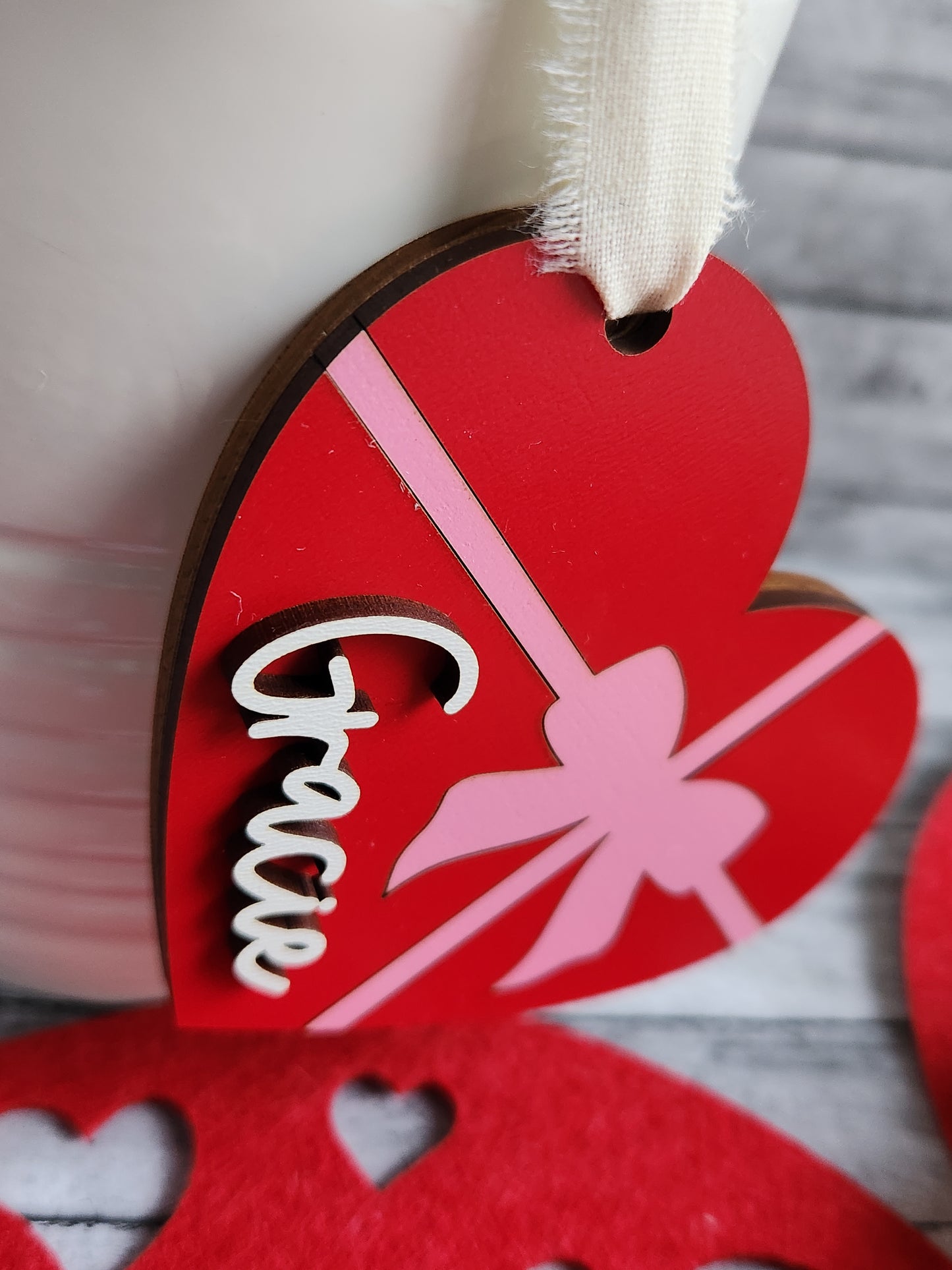 Valentine's Day basket Tags