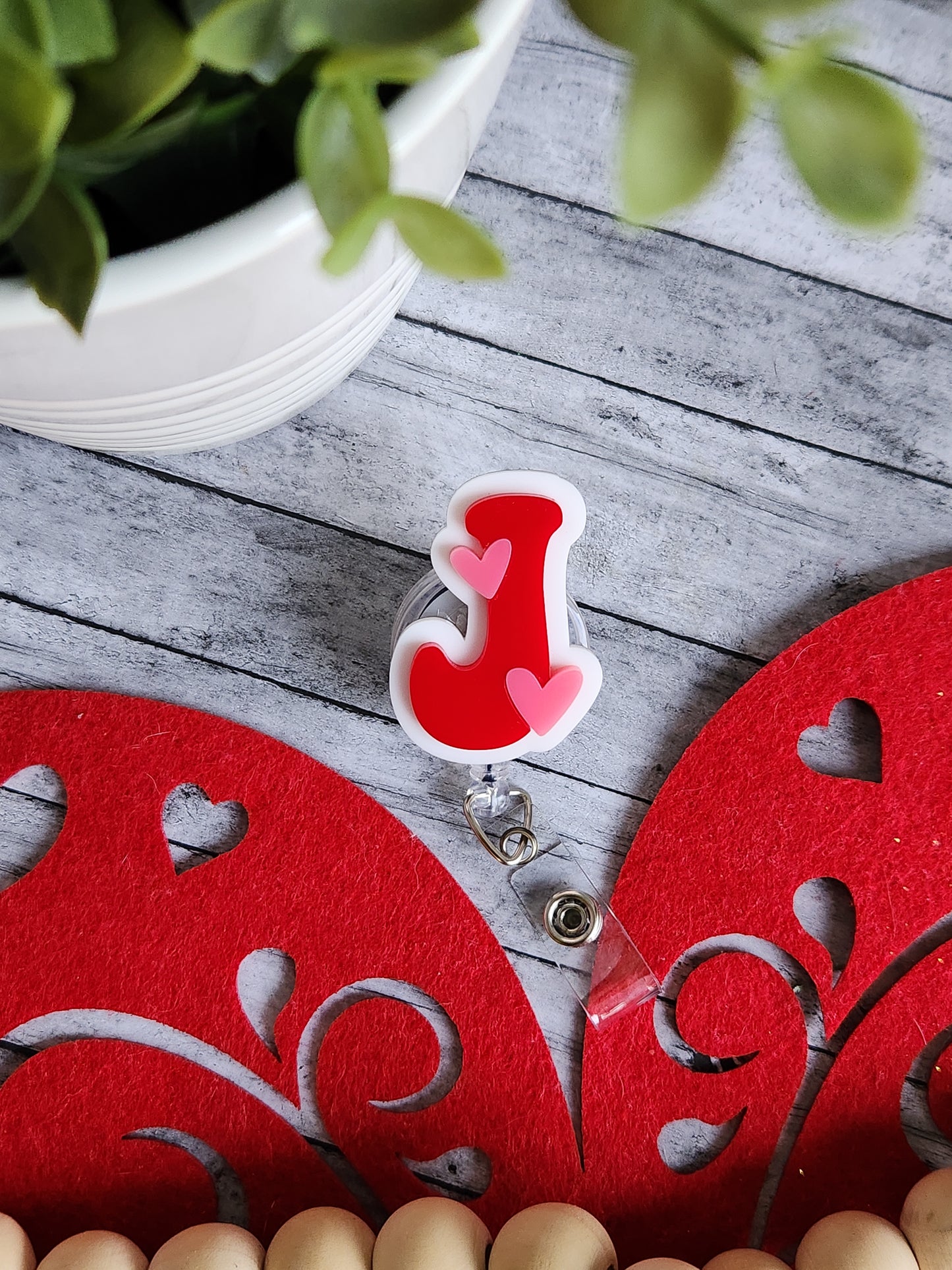 Personalized Valentine Badge Reel