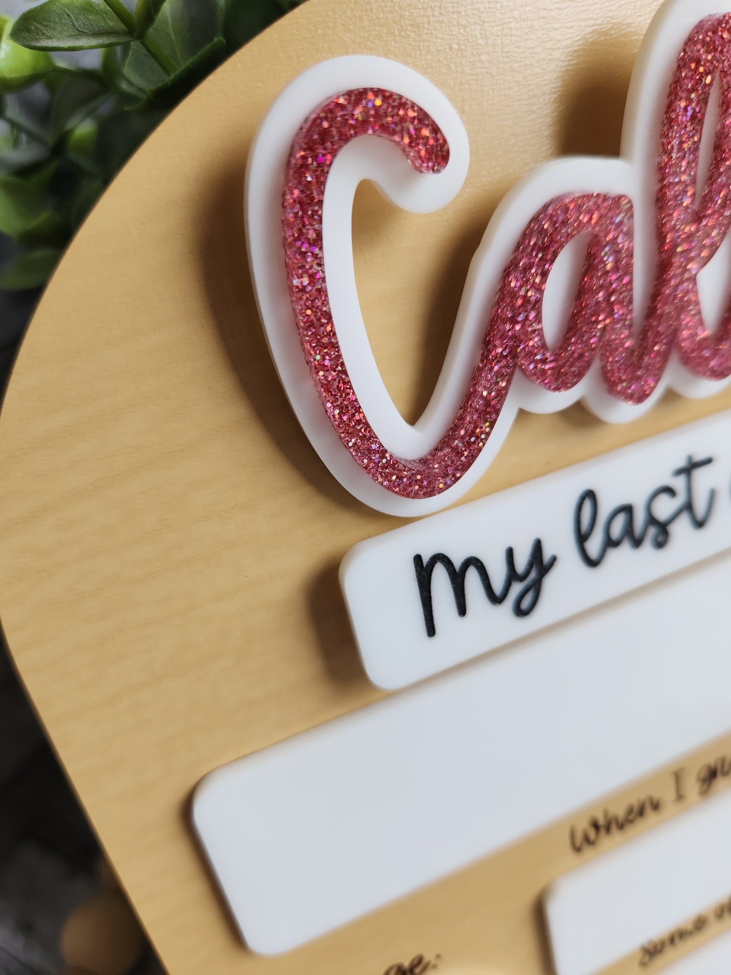 Personalized First & Last Day of School Sign – Custom Name Photo Prop