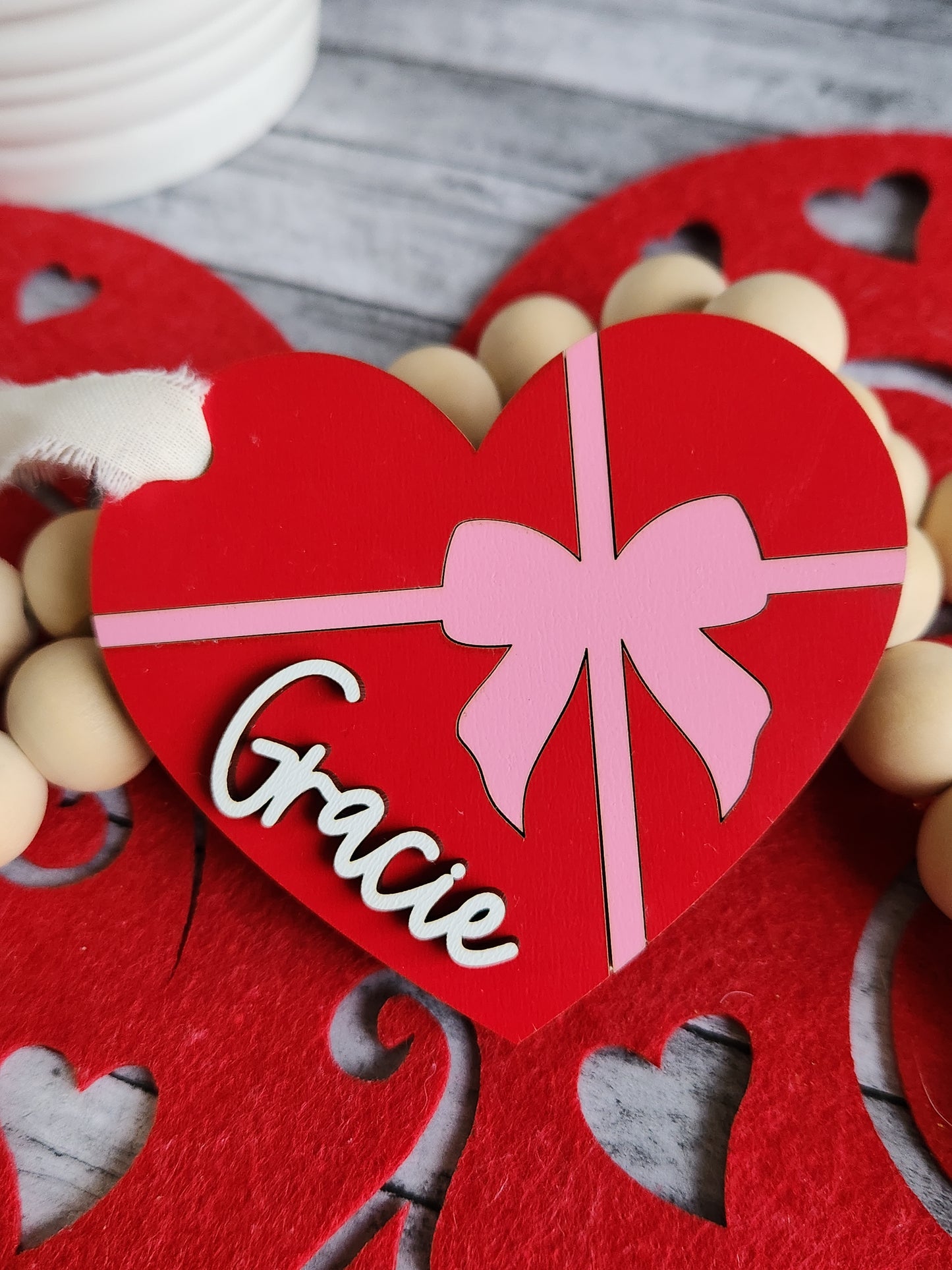 Valentine's Day basket Tags