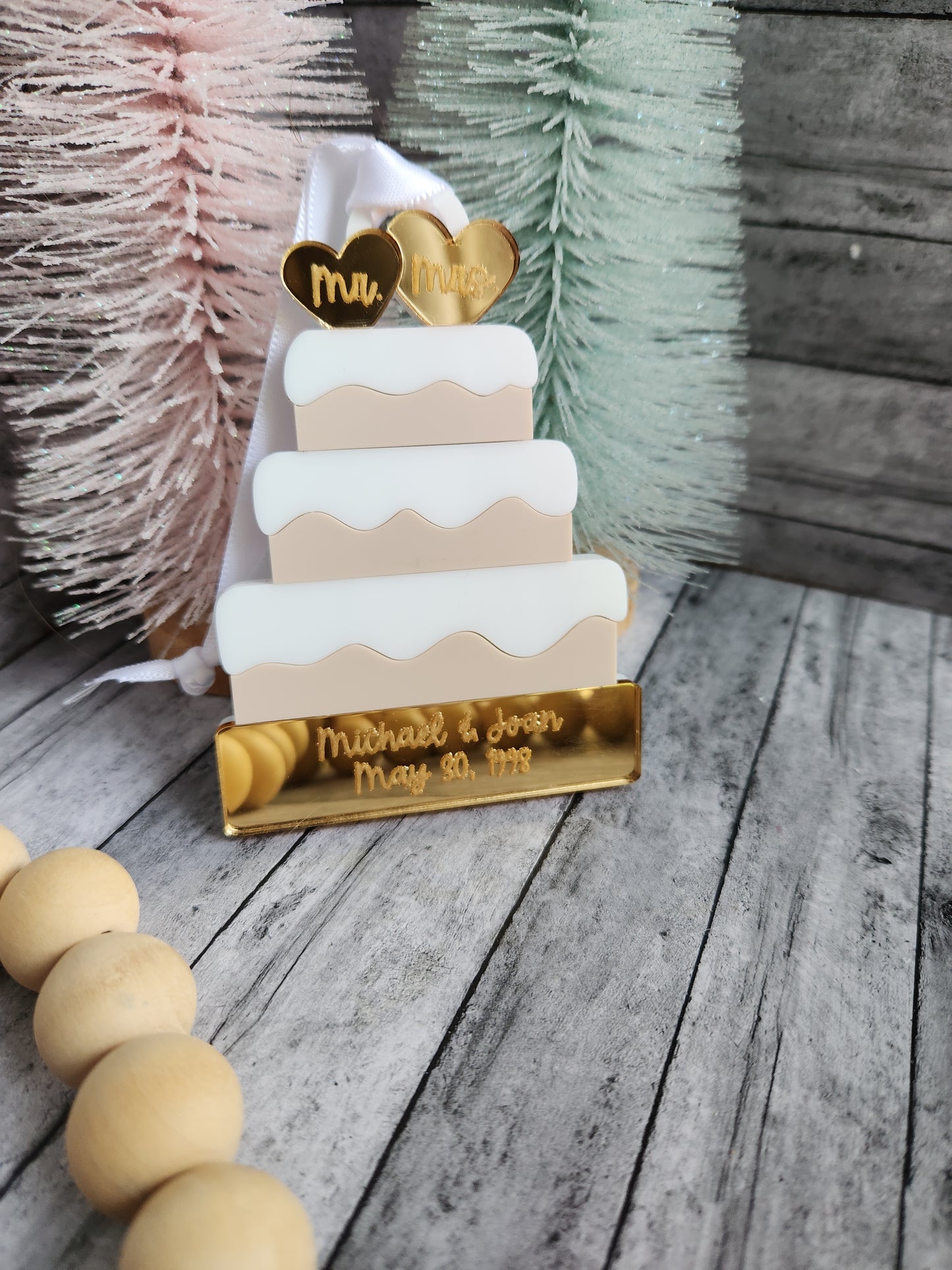 Personalized Wedding Ornament