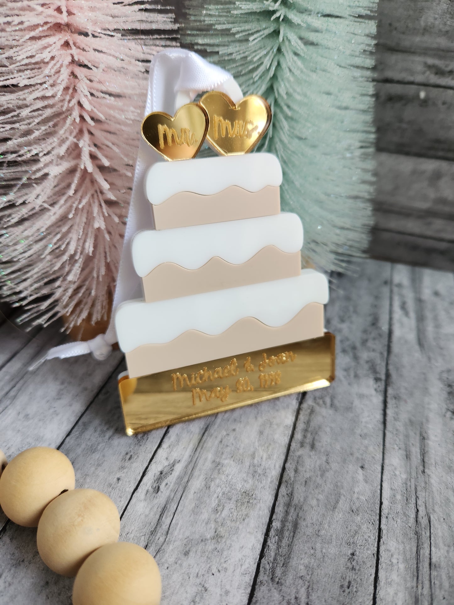Personalized Wedding Ornament