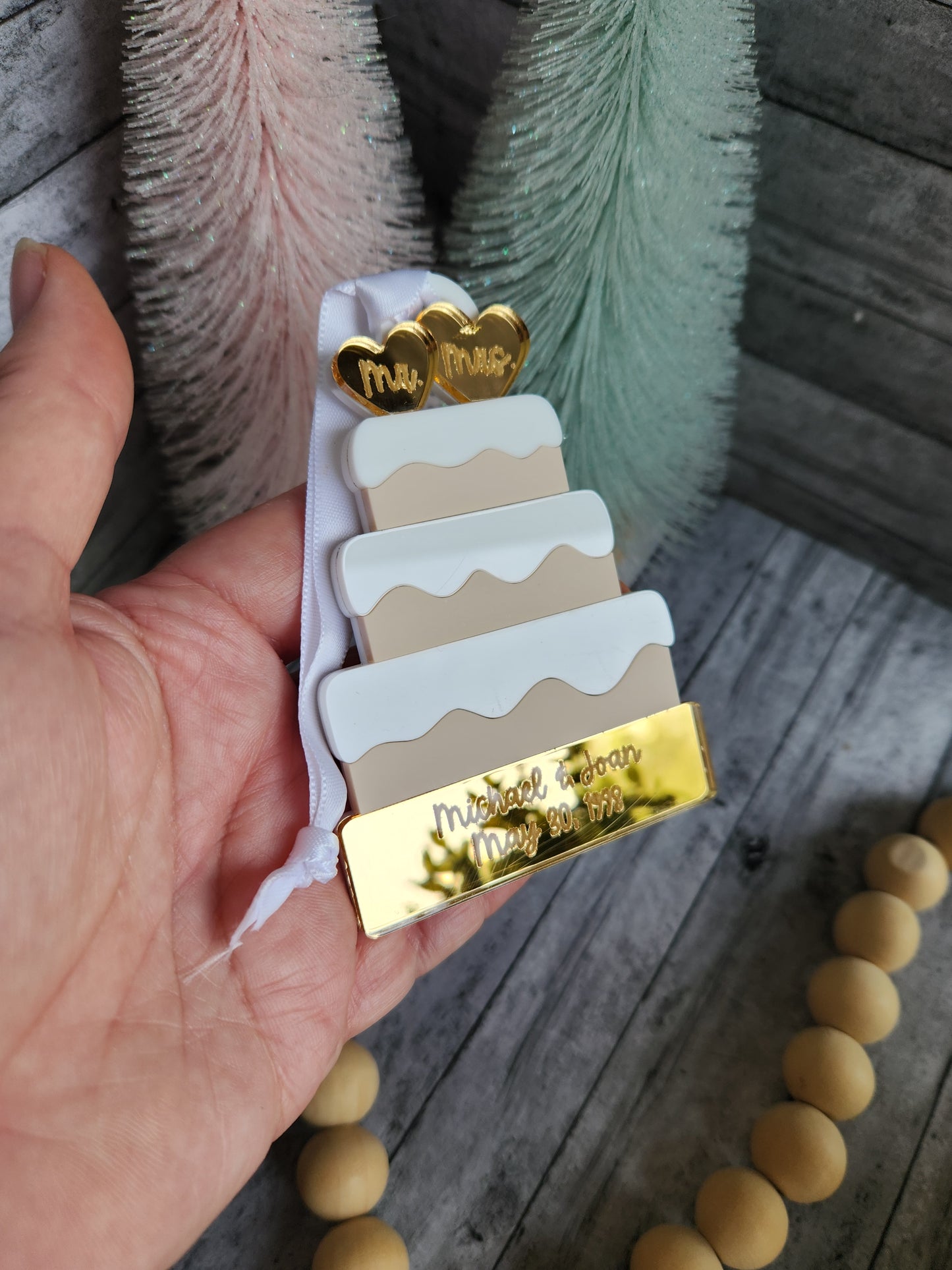 Personalized Wedding Ornament
