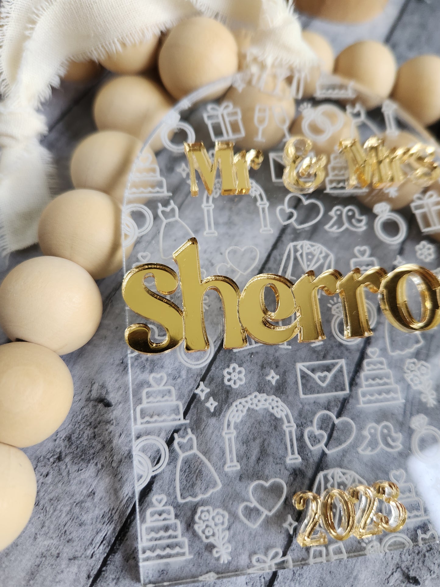 Personalized Wedding Ornament