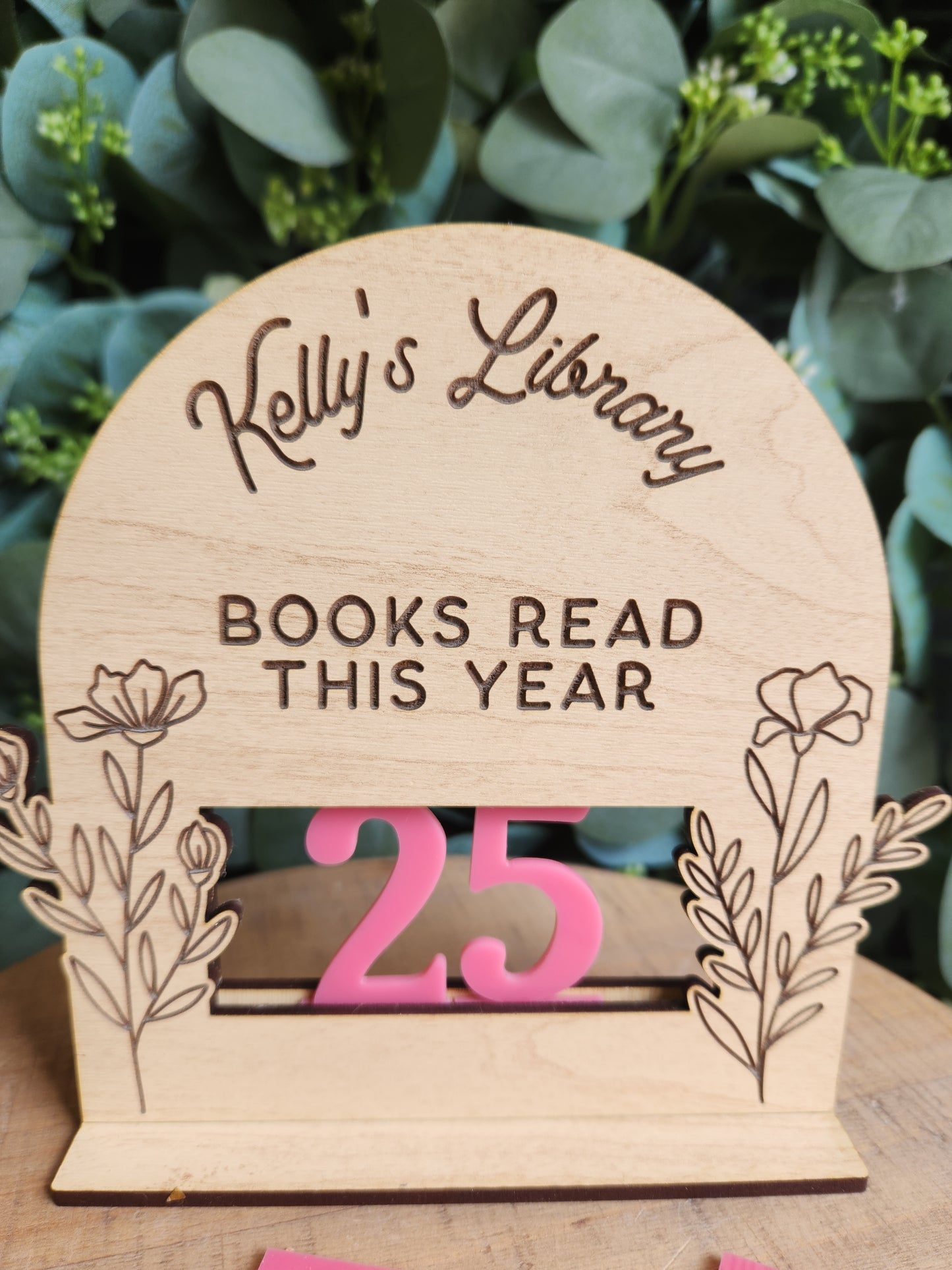 Personalized Books Read Tracker