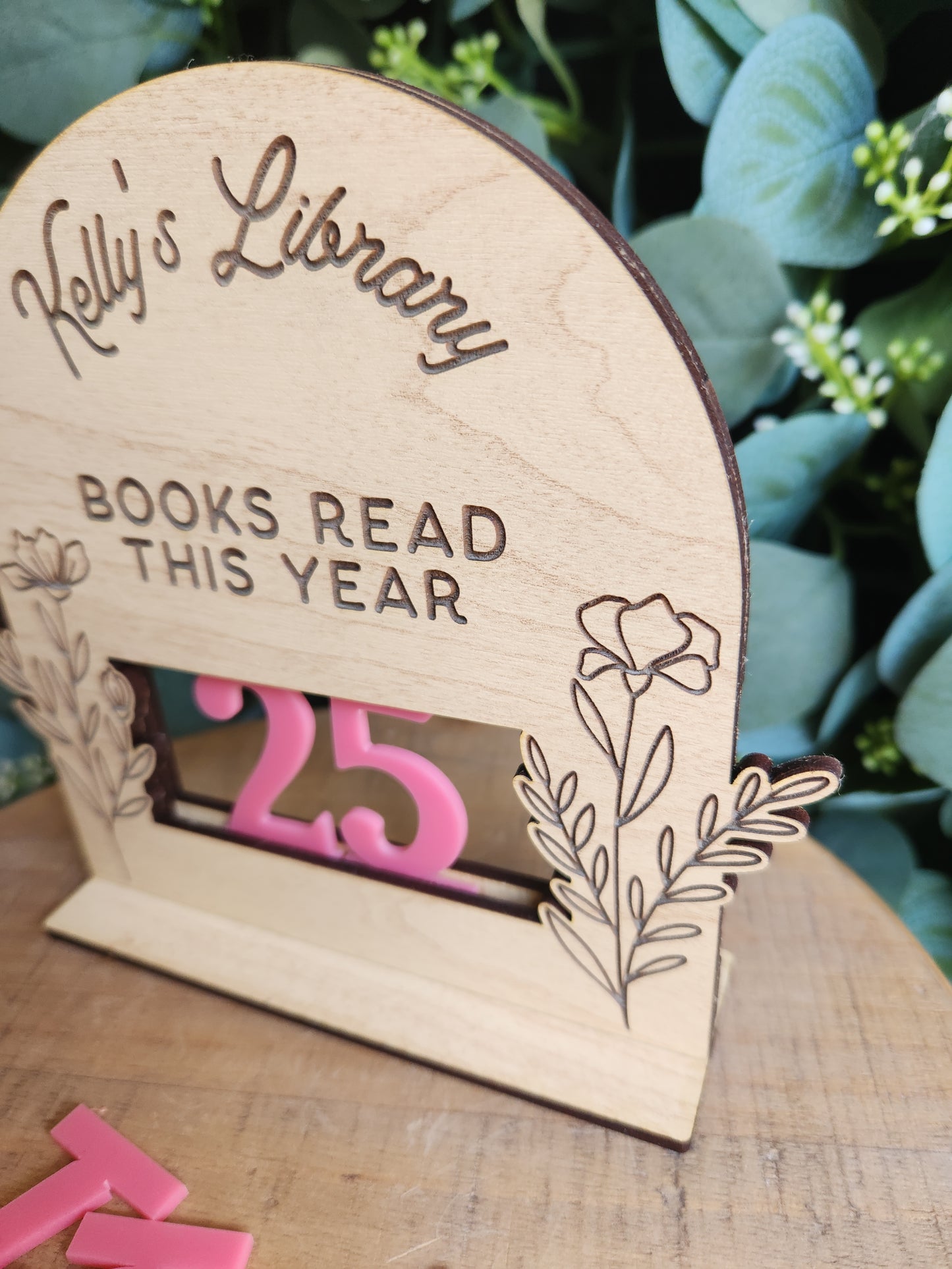 Personalized Books Read Tracker