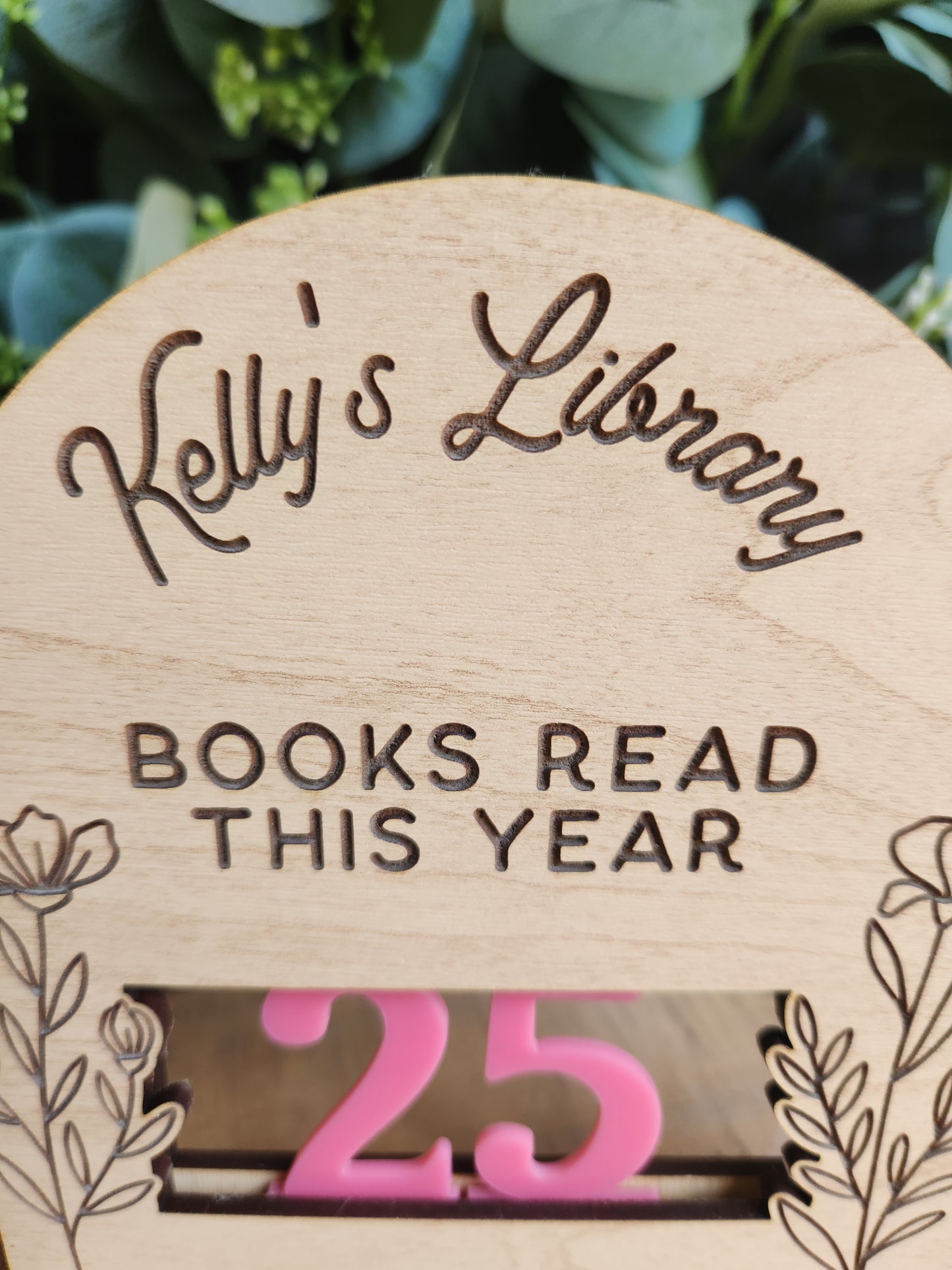 Personalized Books Read Tracker