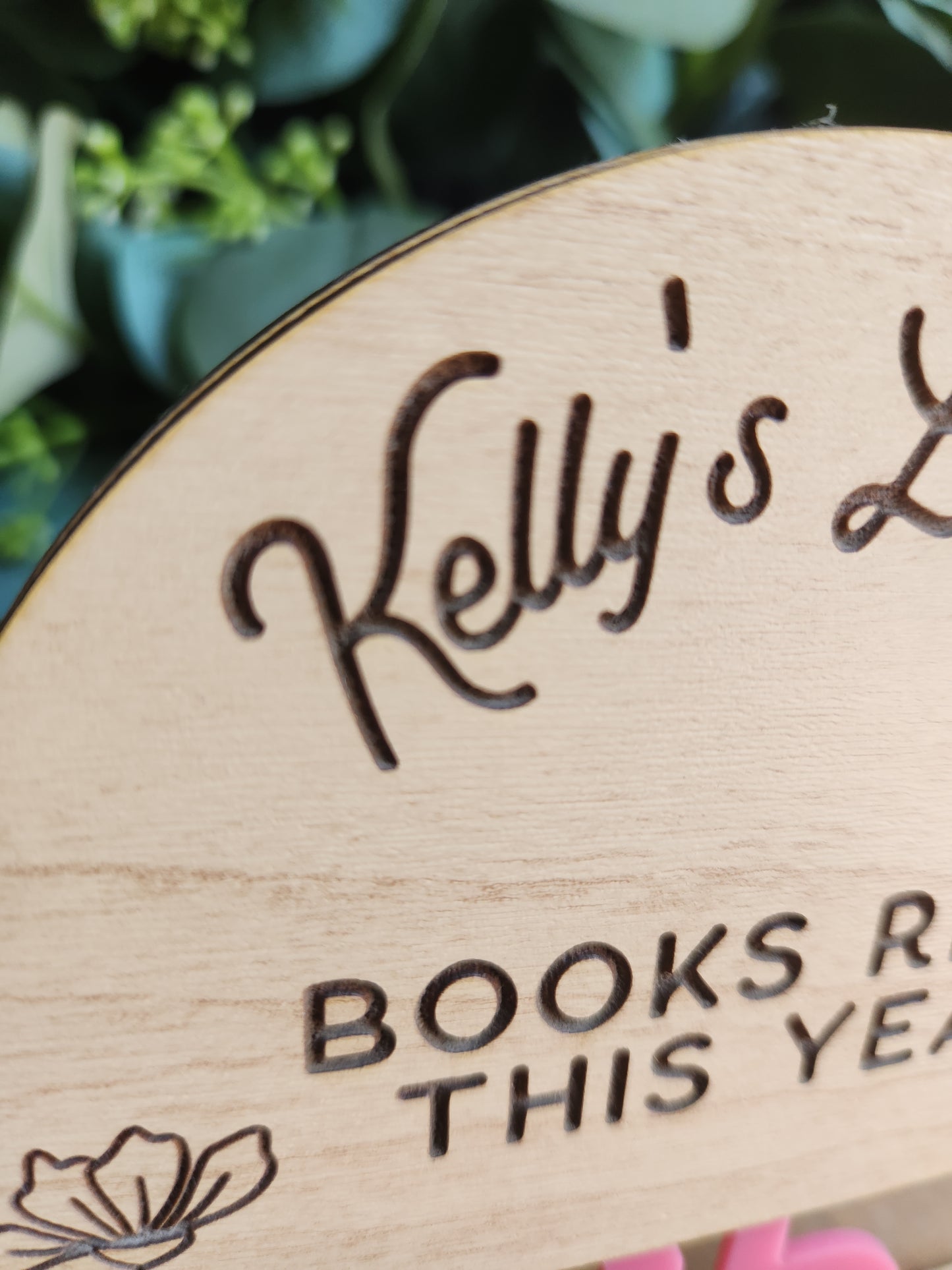 Personalized Books Read Tracker