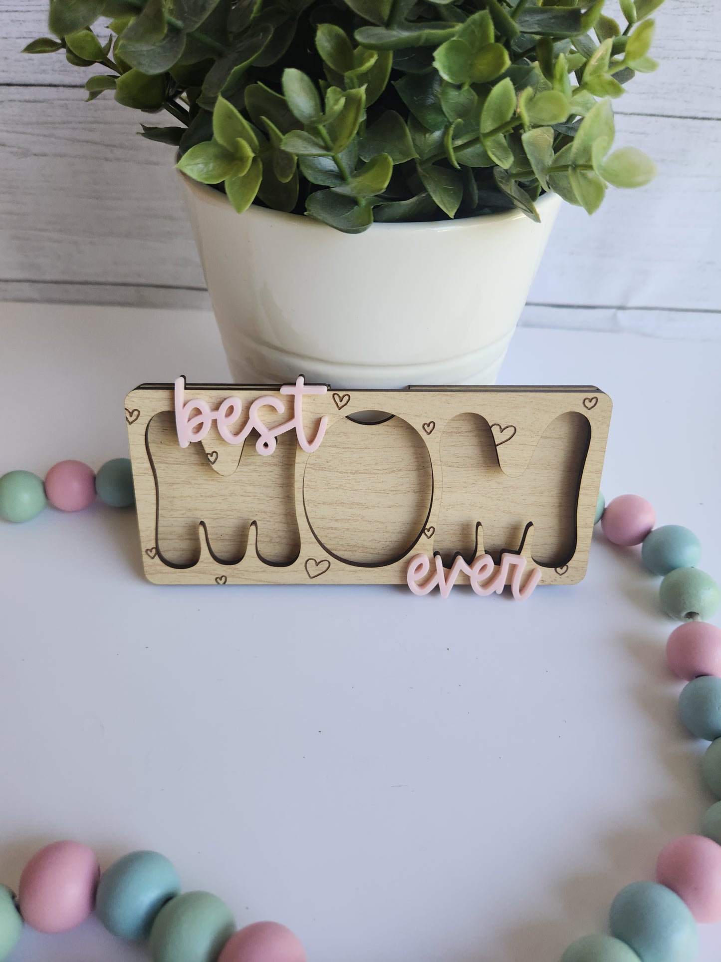 Mom Photo Frame Magnet | Best Mom Ever Picture Magnet | Mother’s Day Gift for Mom