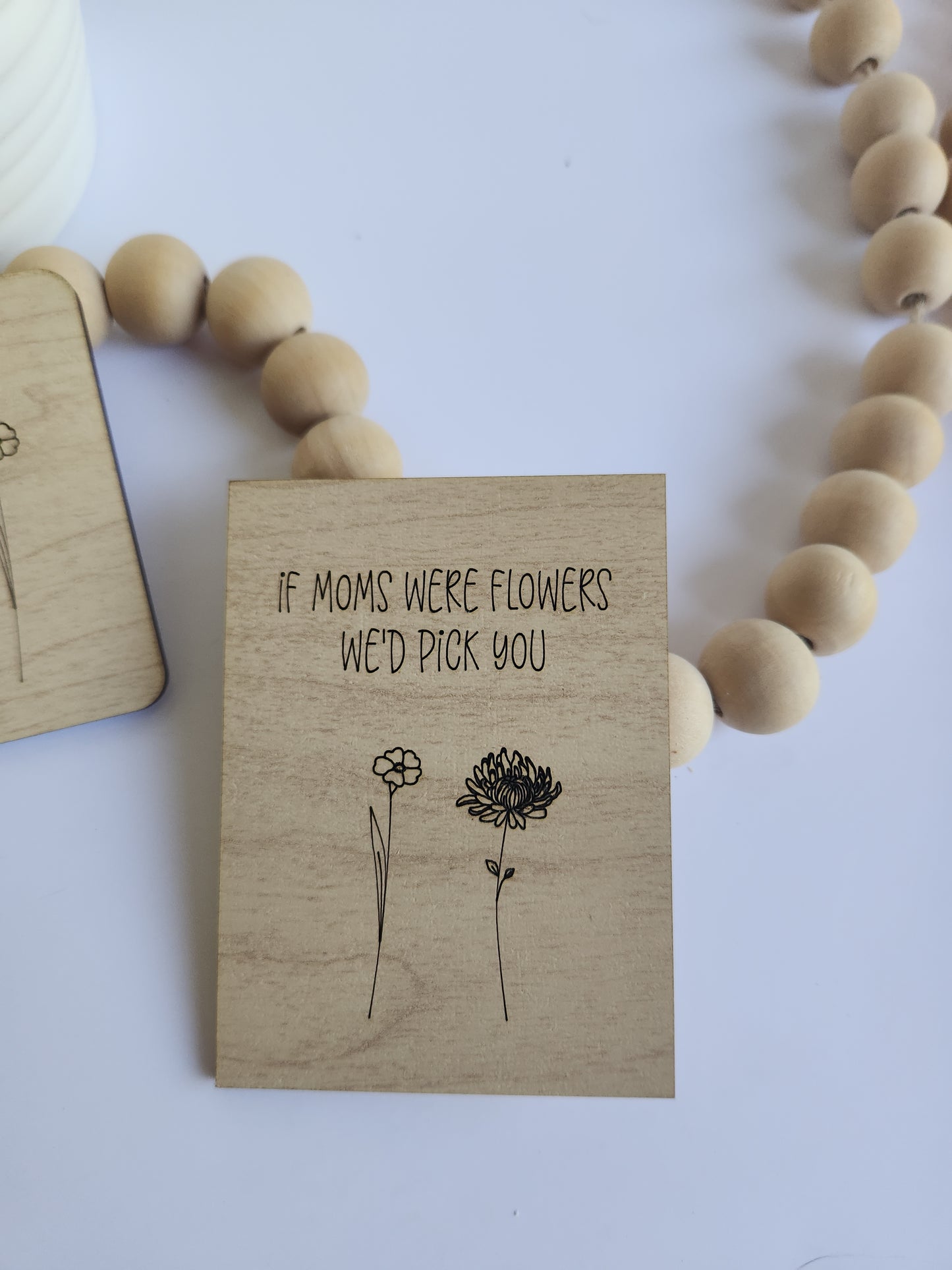 Personalized Birth Flower Magnet | Custom Family Garden Magnet | Mother’s Day Gift for Mom or Grandma
